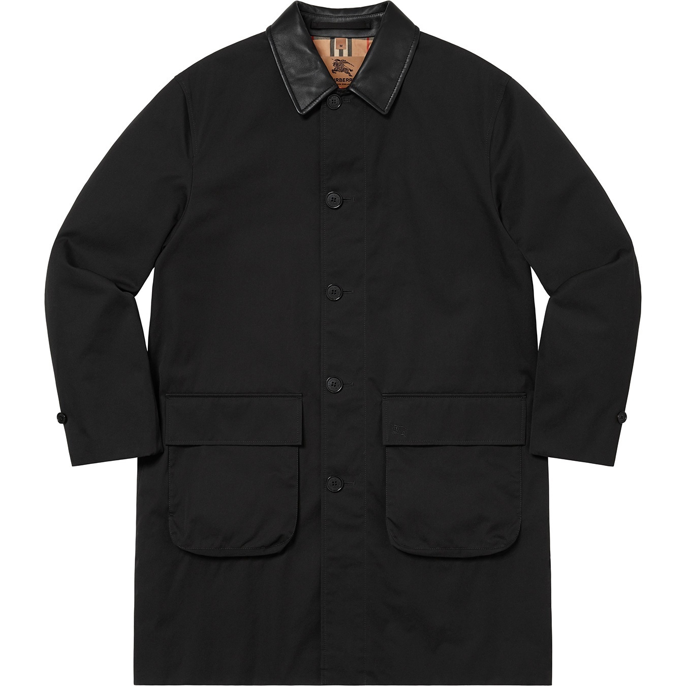 Supreme®/Burberry® Leather Collar Trench view 7